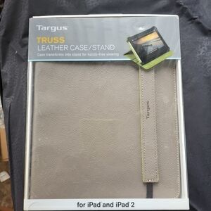 Targus Truss Leather Case/Stand for iPad - Gray